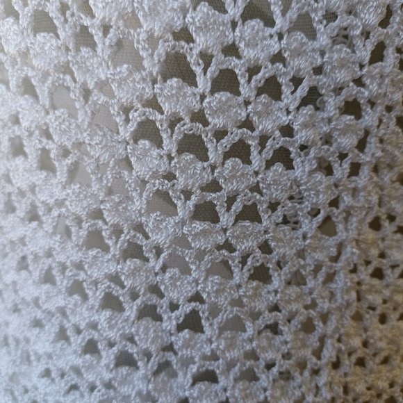 Beta's Choice White Crocheted Sweater - (3194) - Picture 5 of 11